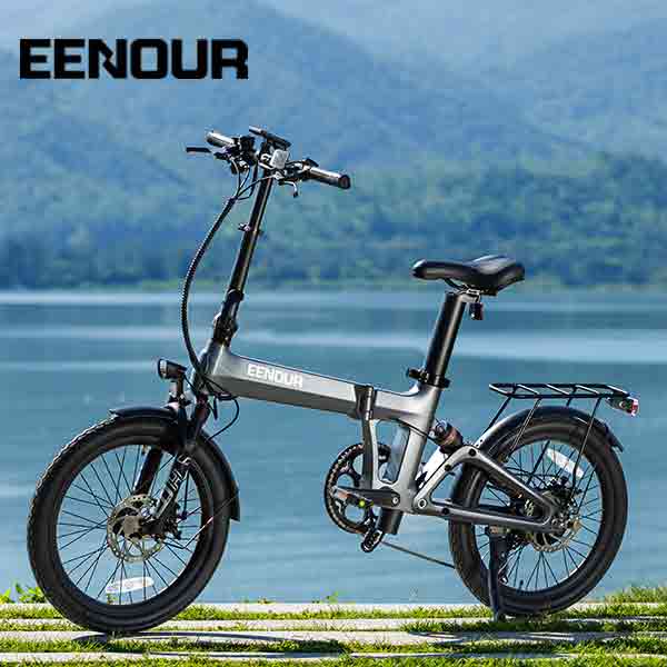EENOUR 電動アシスト自転車 折りたたみ 20インチ 7段変速 ダブル
