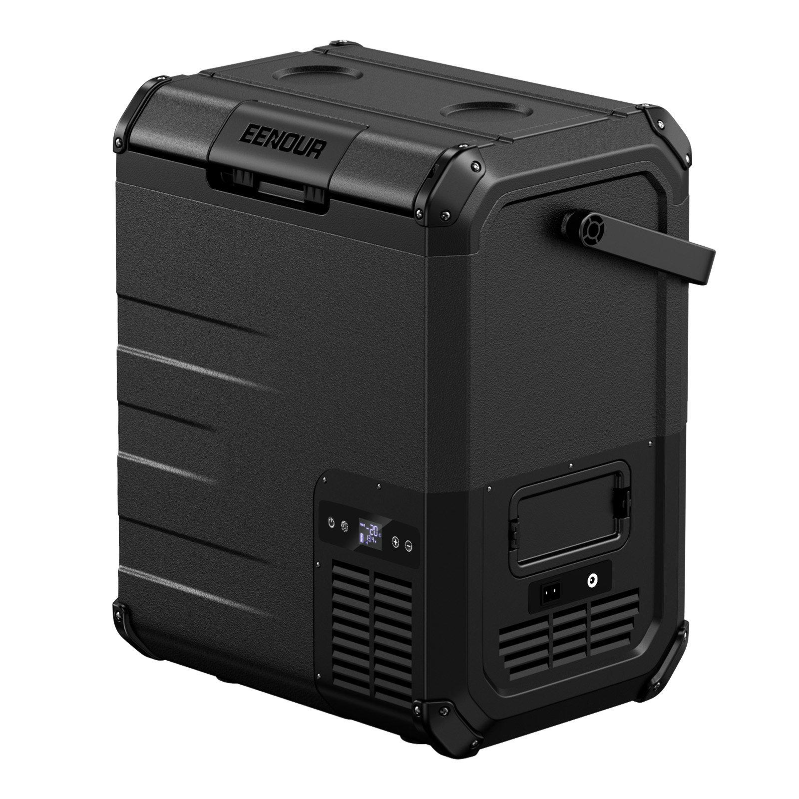 EENOUR 【予約受付中】 車載冷蔵庫 アルミ内装 ポータブル冷蔵庫 23L