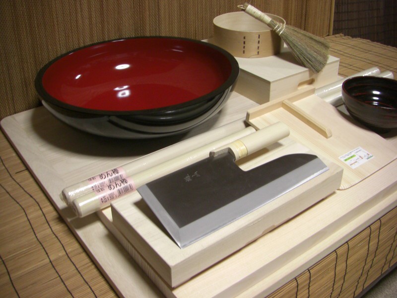 そば打ち道具 左利き用 豪華特別セット 左ノ白利休四八鉢 （そば打ちセット） オフィス木村it21 調理器具