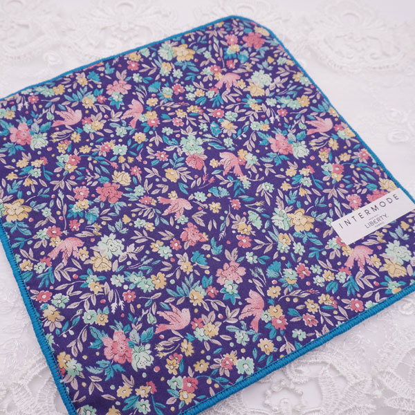 LIBERTY リバティ タオルハンカチ レディース 合わせタオル 花柄  20×20cm｜e-towelya｜07