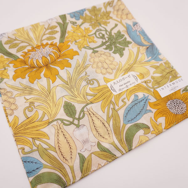 LIBERTY リバティ ハンカチ レディース 大人ガーゼ 46×46cm 花柄 日本