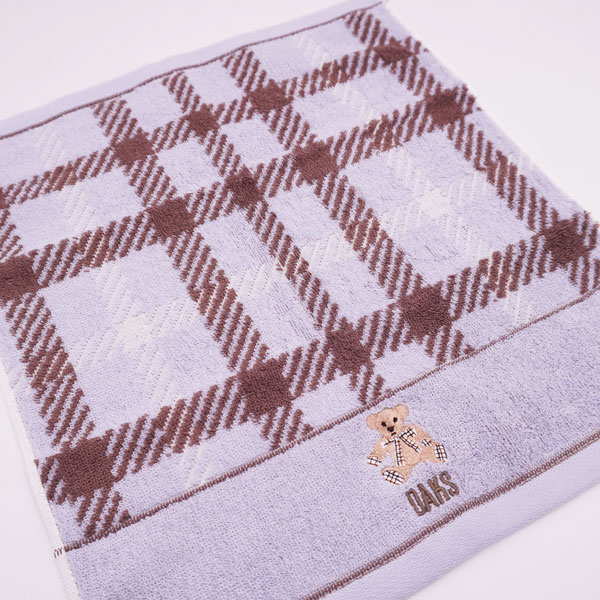 ダックス DAKS ハンドタオル  ライトチェック　34×35cm｜e-towelya｜04