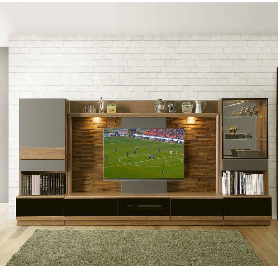 壁面ユニット テレビ台 ハイタイプ テレビボード TV台 TVボード ブラウン Amazon | 壁面収納 テレビ台 おしゃれ テレビボード 180 TV