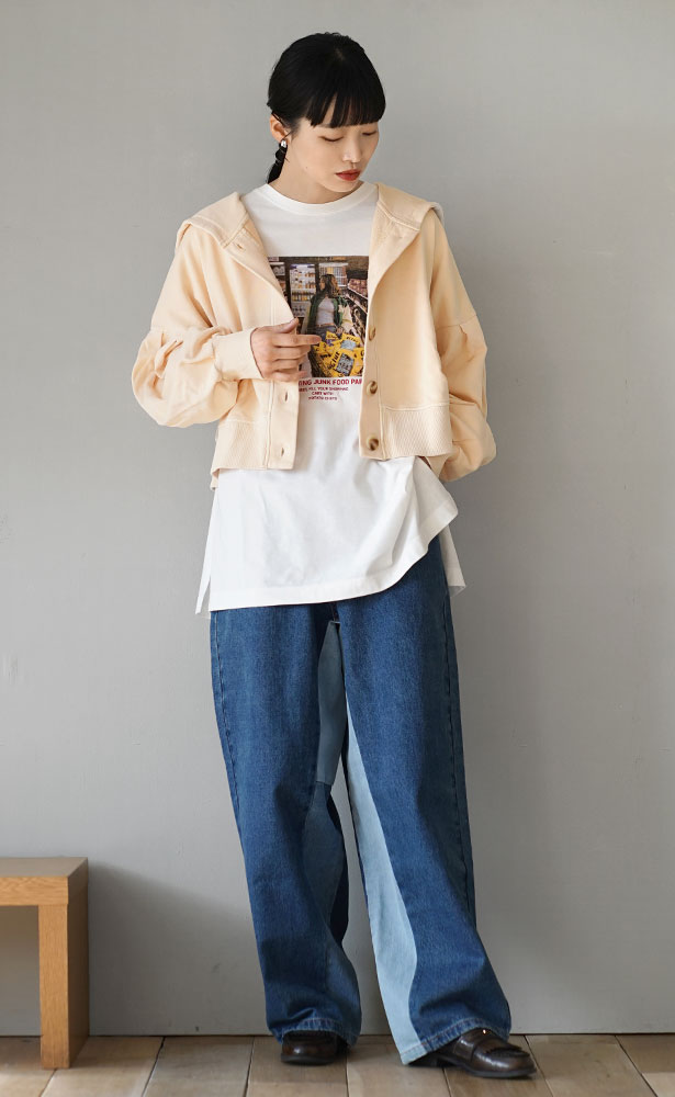 zootie カーディガン レディース トップス スウェット 綿100