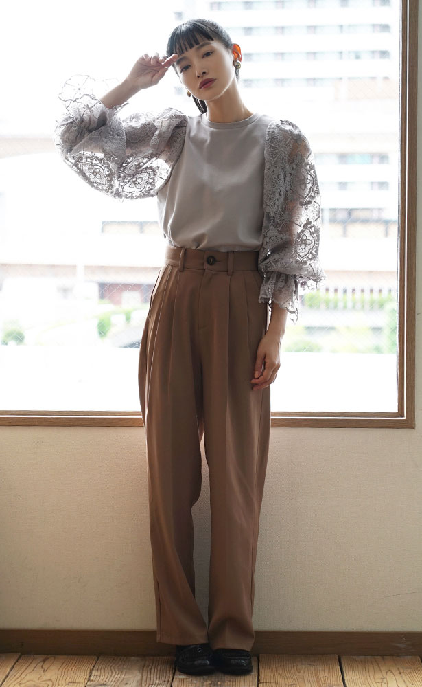 カットソー ブラウス レディース 春 春服 トップス Tシャツ ロン