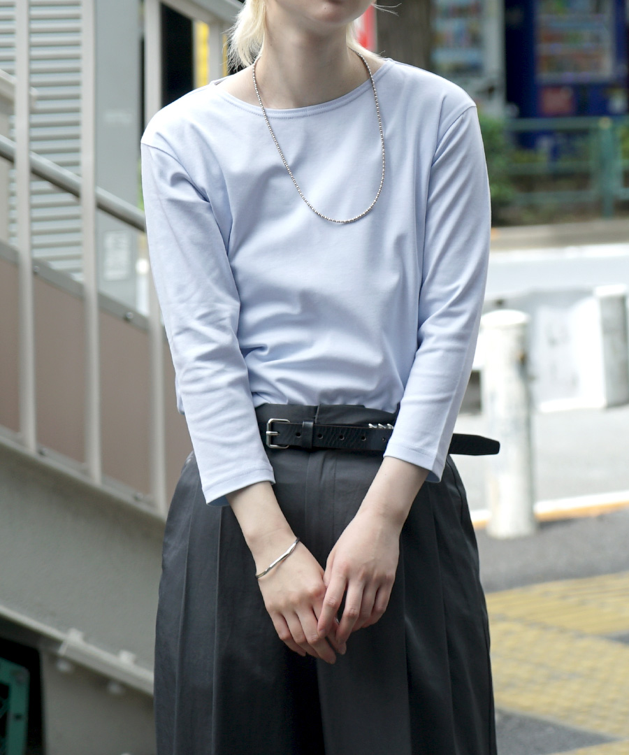 tシャツ シルキースムース Tシャツ レディース LE PHIL tシャツ シルキースムースノースリーブT レディース