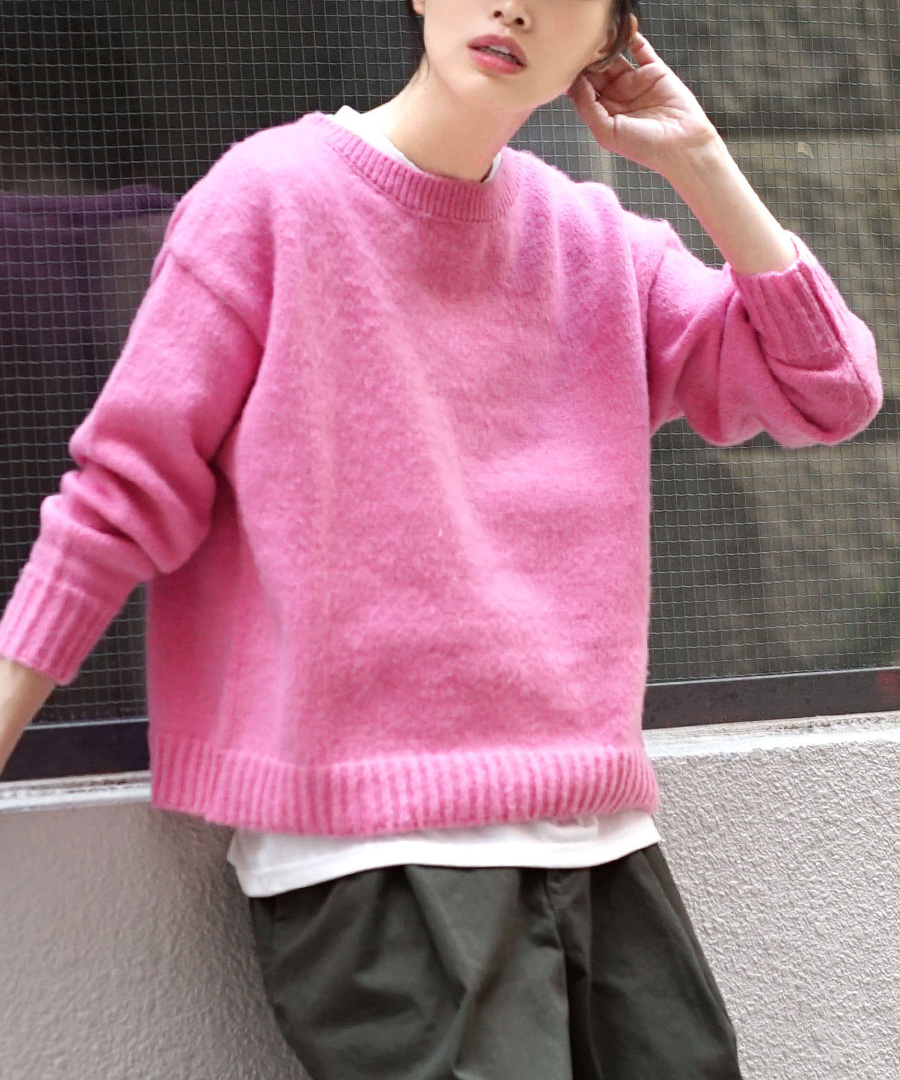 ERL gradation knit pink グラデーション モヘア ニット smcint.com