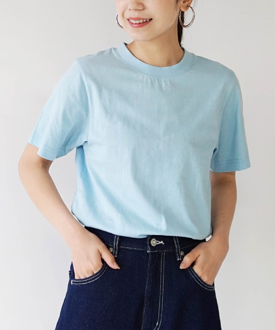 Tシャツ レディース トップス 半袖 カットソー 大きいサイズ ゆったり 5サイズから選べる プチプラ ベーシック Tシャツ｜e-zakkamania｜03