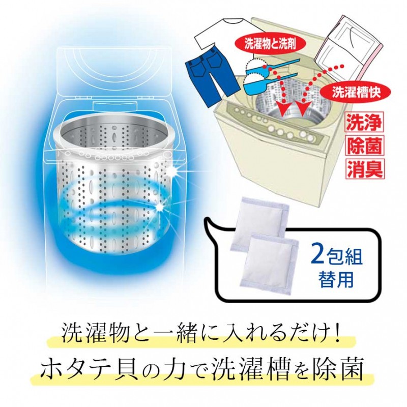 洗濯槽クリーナー 洗濯槽快 ドラム式 洗濯槽 クリーナー 生乾き ニオイ 臭い 生乾き臭 部屋干し 室内干し グッズ 除菌 消臭 洗濯 カビ取り カビ防止 カビ予防 防カビ 黒カビ 掃除 汚れ 対策 防止 洗濯機 洗濯用品 2個セット セット 天然成分 赤ちゃん ベビー 子供 ペット 安心 安全 洗濯槽快 替用 2包組 