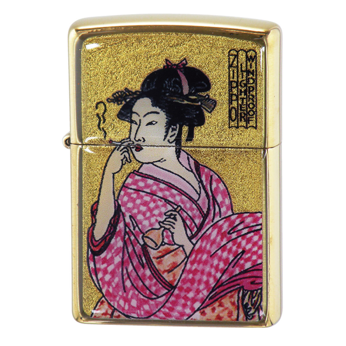 zippo ジッポー ライター 浮世絵モチーフ Zippo ブランド 名前入り オイルライター 200 メンズ 男性 かっこいい カッコいい デザイン  父の日 和柄 和 モダン 和