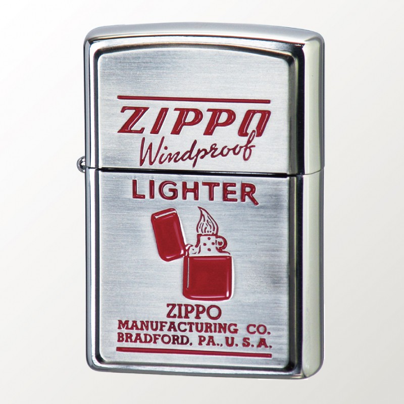 ZIPPO ライター オイルライター ビンテージ パッケージデザイン アウトドア 名入れ無料 ギフト ZP ZIPPO ART メタル1