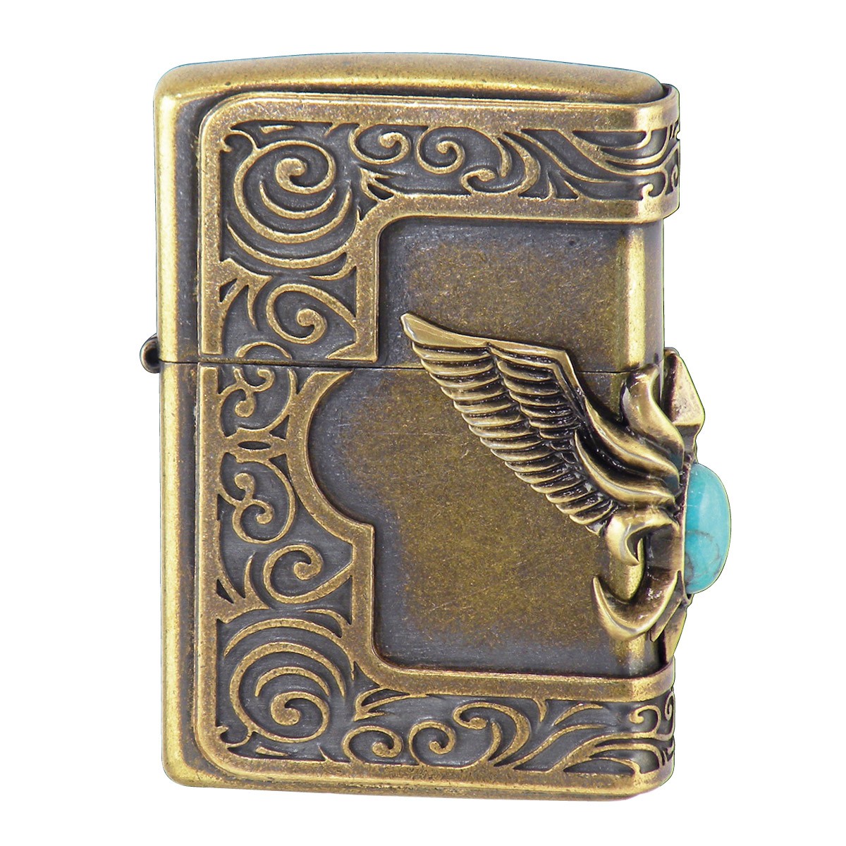 ZIPPO/ジッポー ターコイズ 太陽/トカゲ 91/92年製 2点セット /LPL - onyx-fab.com