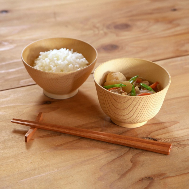 白樹 抗菌飯椀