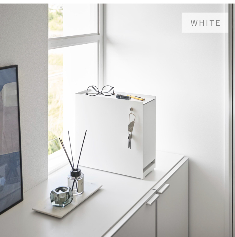 Tower　隠せる引き出し収納 調味料ラック 玄関収納 キッチン 洗面所 073014281.jpg