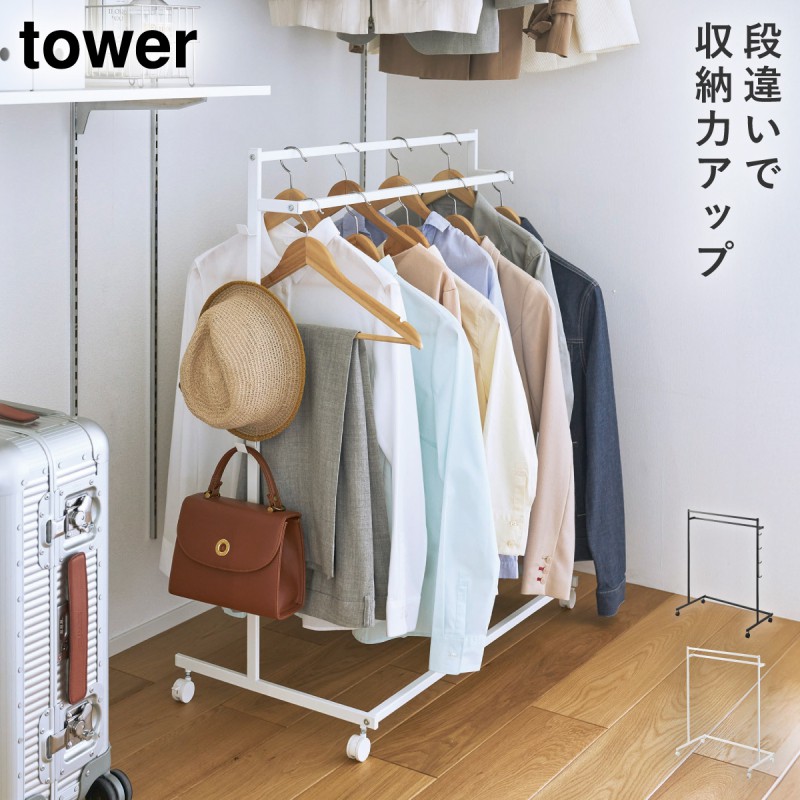 【訳あり商品】ハンガーラック 頑丈 10段棚 4本バー 大容量 耐荷重435kg 073014359.jpg