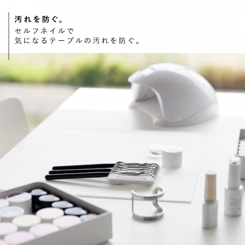 山崎実業 くるくるネイルマット タワー tower シリコン ネイル用品
