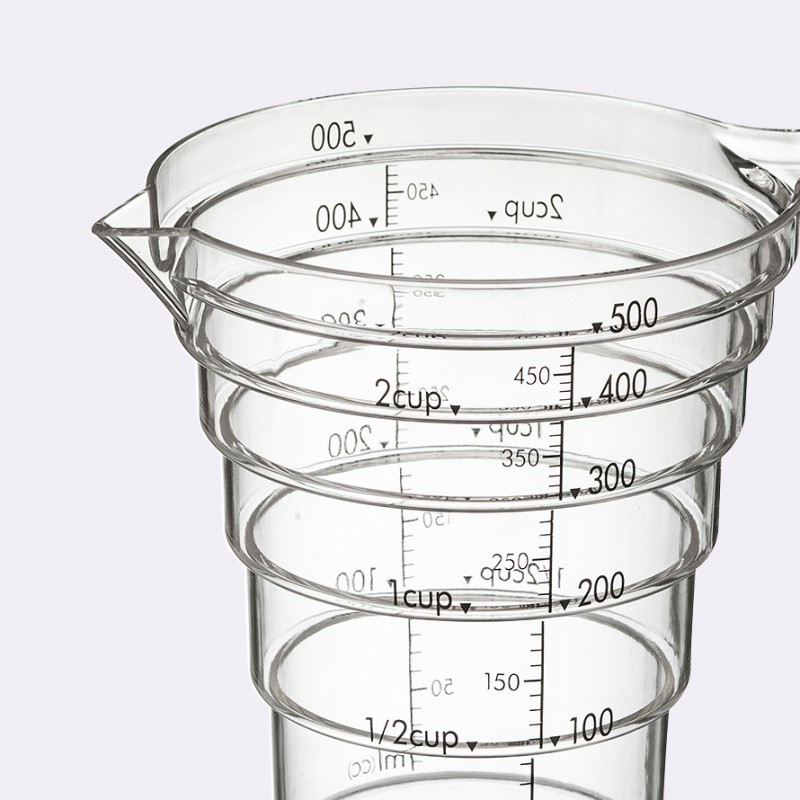計量カップ プラスチック おしゃれ 500ml 耐熱 レンジOK 食洗機対応 食
