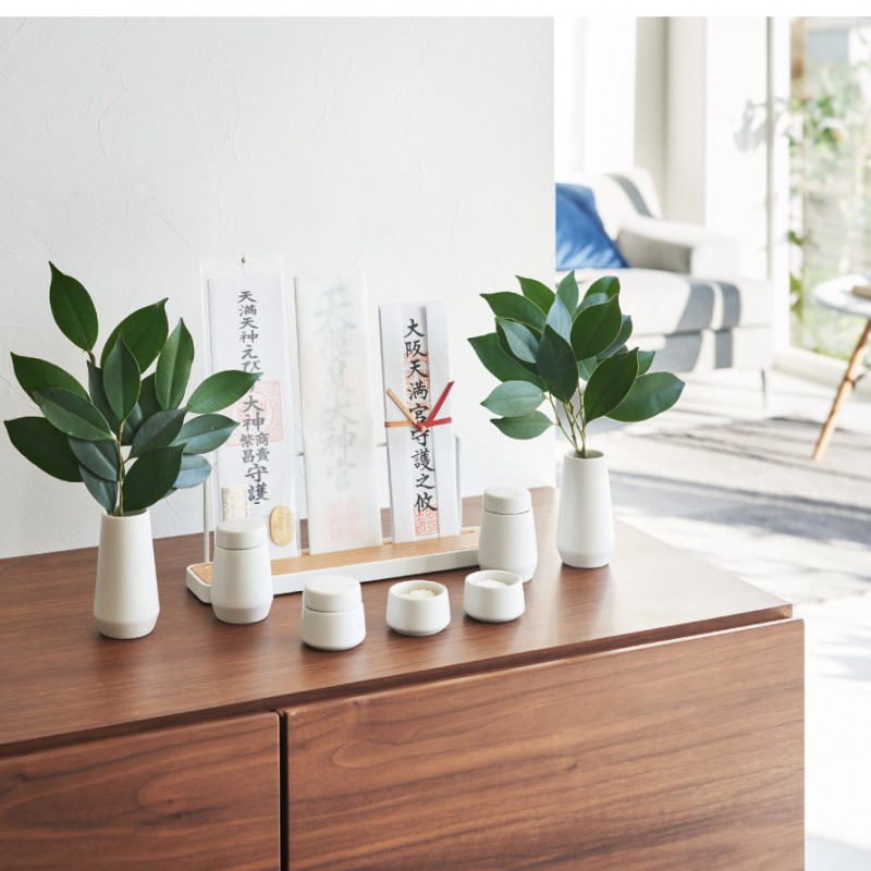 神具モダン一式セット tower 神棚セット 神棚 モダン モダン神棚 セット 神具 タワー 山崎