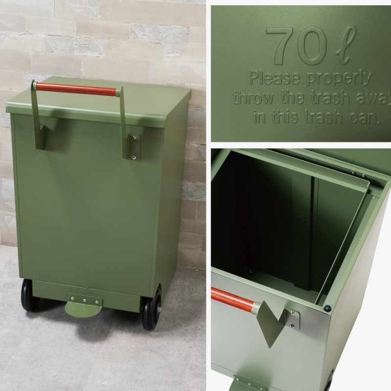 ゴミ箱 ごみ箱 外用 屋外 大容量 大型 70L キャスター 移動 運ぶ カート キャリー TRASH CART 外用大型ダストボックス メーカー直送  : 086102855 : ココチのくらし雑貨店 - 通販 - Yahoo!ショッピング