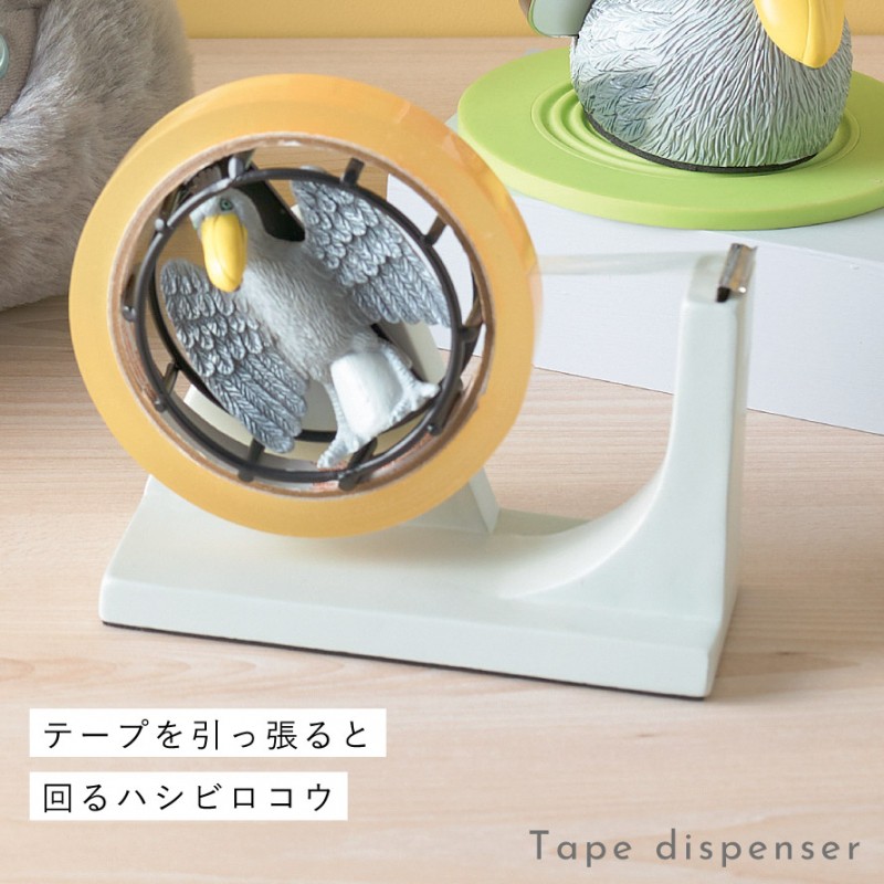 セトクラフト セロテープ台 テープディスペンサー ハシビロコウ