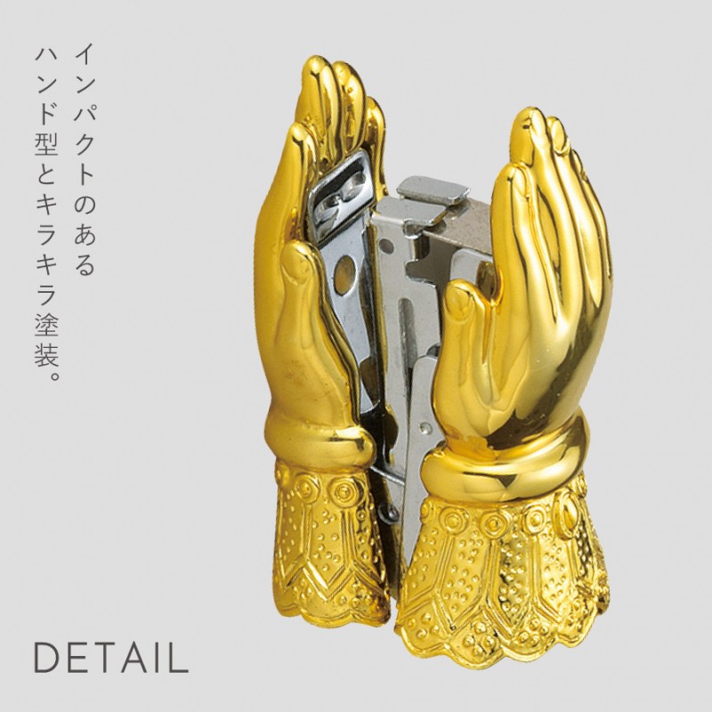 セトクラフト ステープラー ホッチキス 文房具 プレゼント ゴールド