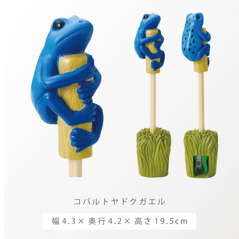 ペンシル＆シャープナー いきもの