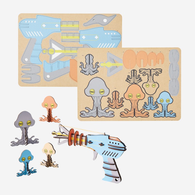 セトクラフト 工作 ゴム鉄砲 パーティー ゲーム 盛り上がる 子供 作る