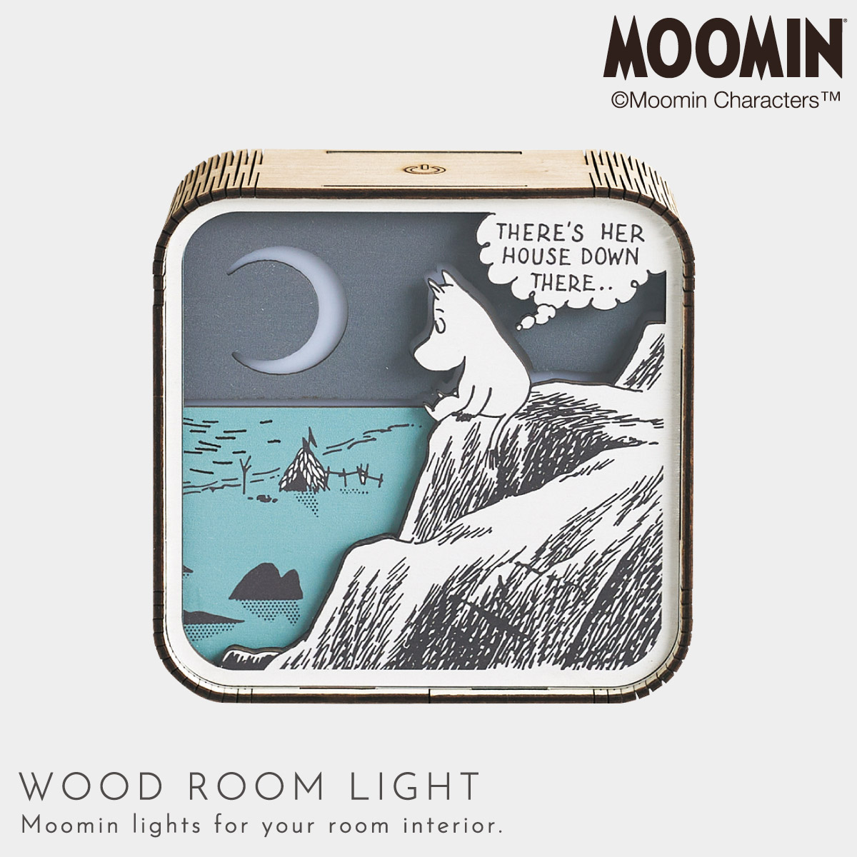 セトクラフト ムーミン ライト ルームライト 寝室 ミニライト usb