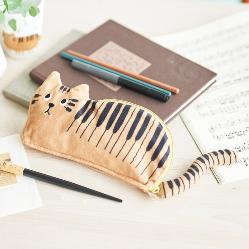 セトクラフト ピアノ モチーフ 雑貨 ペンケース 筆箱 猫 グッズ ピアノ