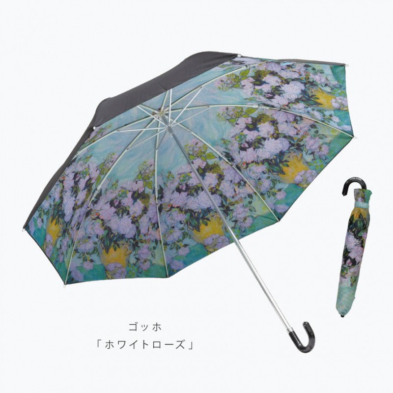 掛軸 美人画 傘 雨 紅葉 金 レトロ C 楽天市場】名画 傘 アート ギフト 折りたたみ 晴雨兼用 日傘 uv