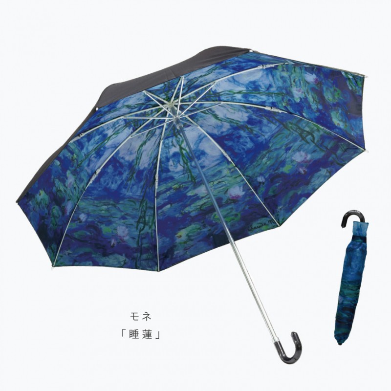 名画 傘 アート ギフト 折りたたみ 晴雨兼用 日傘 uvカット 有名画家
