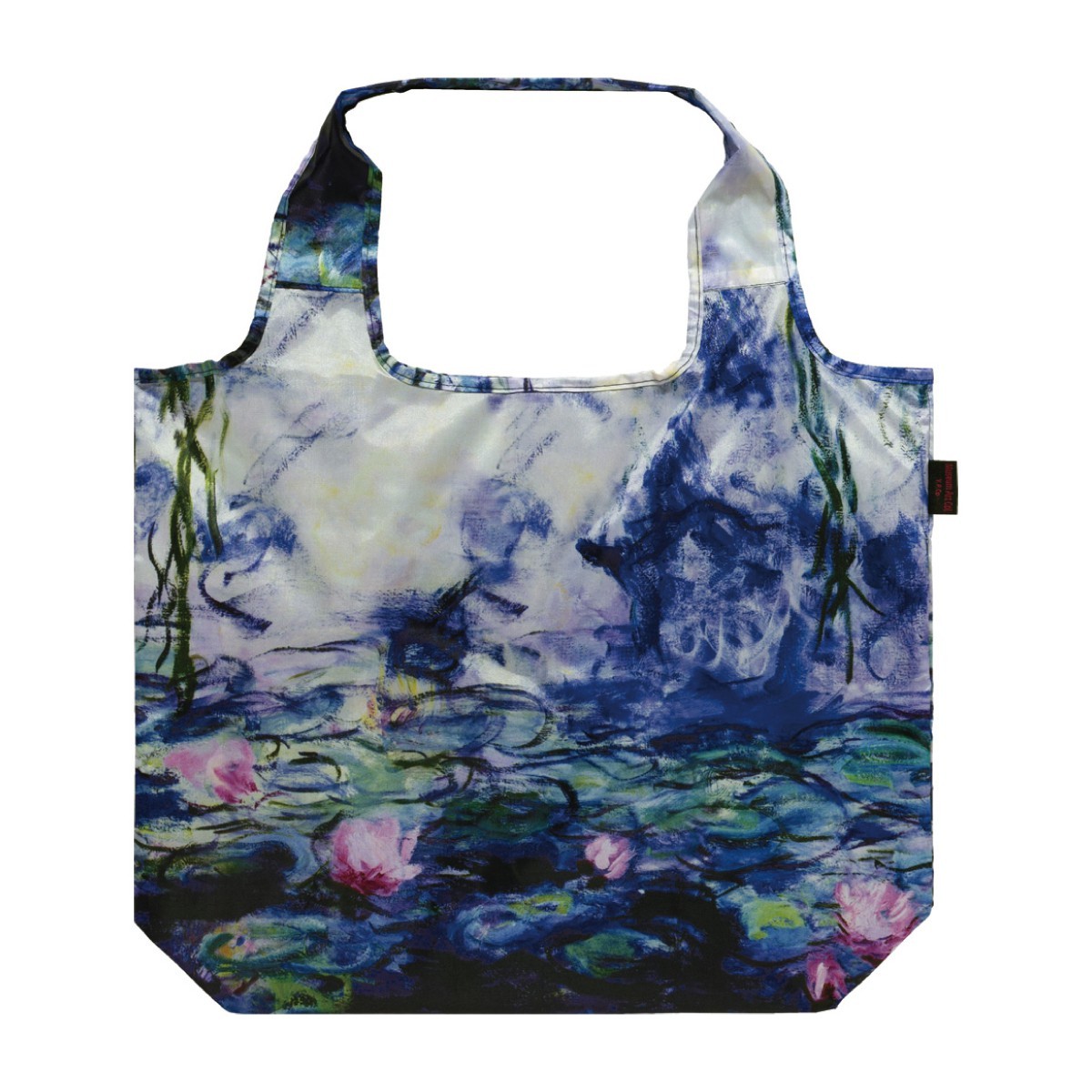 アートプリント透明エコバッグ 名画 グッズ トート バッグ アート エコバッグ 折りたたみ コンパクト