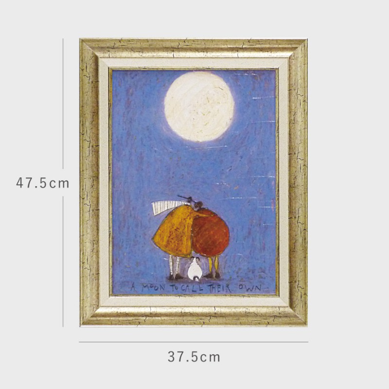 絵　絵画★サムトフト アートフレーム「海の家から海が見える」★ 動物＆癒し 楽天市場】サムトフト 絵画 絵 63.5×32.5cm 【海の家から海が