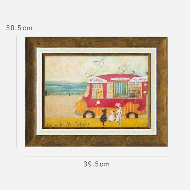 アートパネル アートフレーム 39.5×30.5cm サムトフト 「アイス