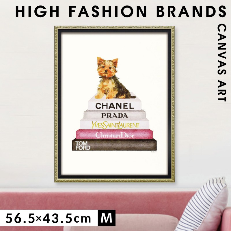 CHANEL アートブック アートパネル ブランド シャネル CHANEL 犬 Mサイズ オマージュ