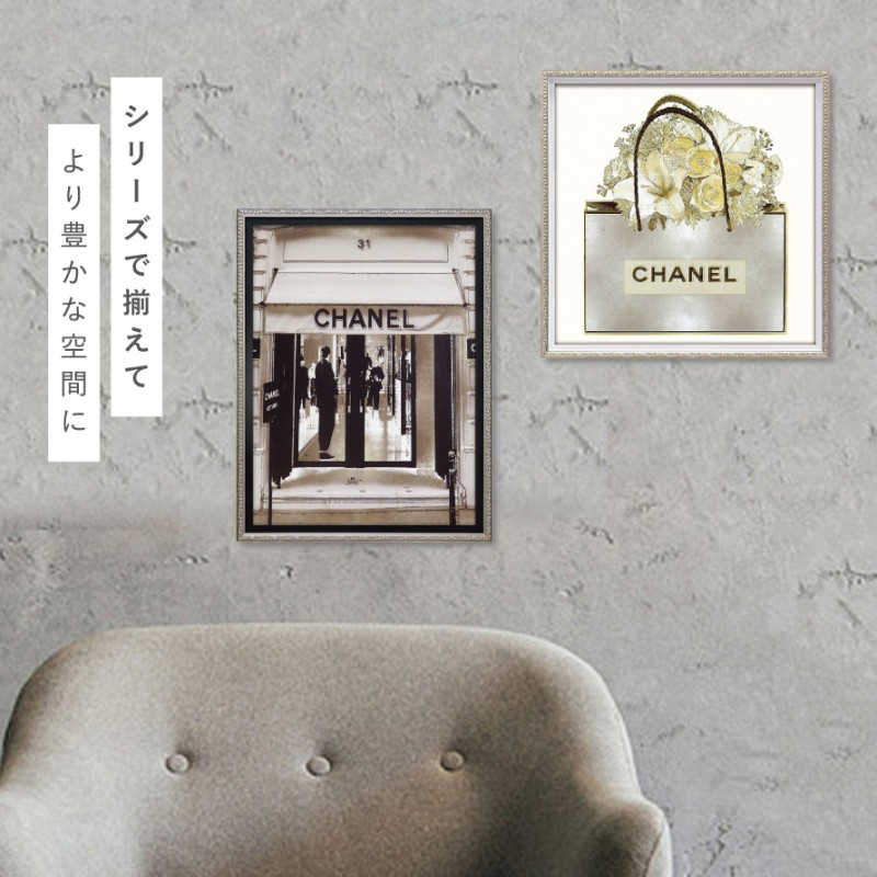CHANEL ファブリックパネル アートパネル ブランド シャネル CHANEL Mサイズ オマージュ