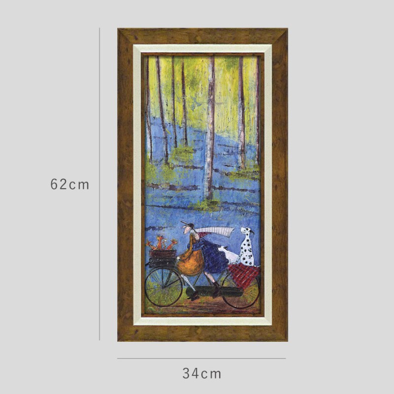 癒し 絵 縦型 絵画★サムトフト アートフレーム「スプリング」★動物＆癒し 癒し 絵 縦型 絵画☆サムトフト アートフレーム「スプリング」☆動物＆癒し