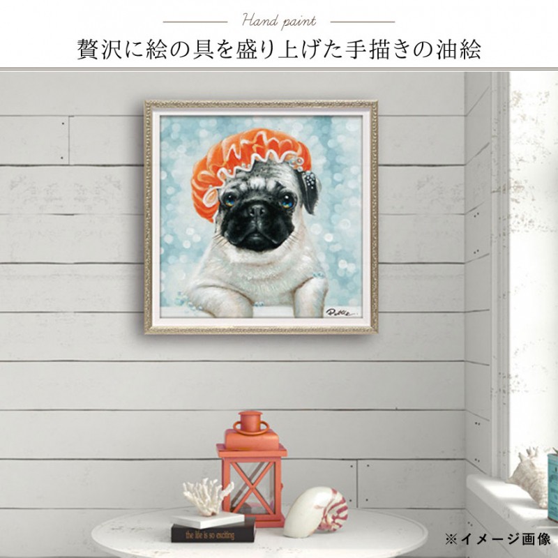 アートパネル アートフレーム 油絵 オイルペイント アート 動物 動物の