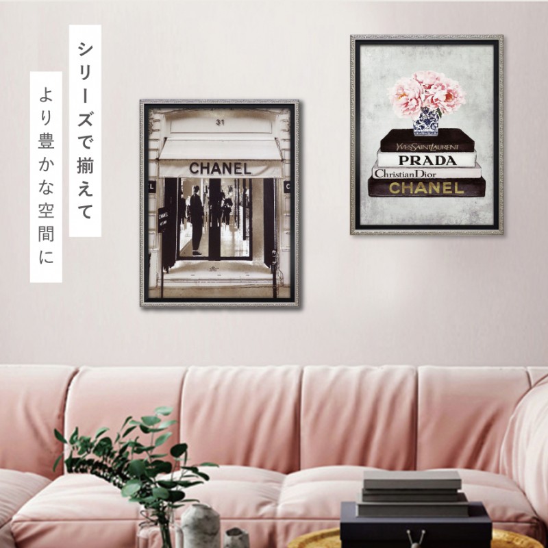 CHANEL ファブリックパネル アートパネル ブランド シャネル CHANEL Mサイズ オマージュ