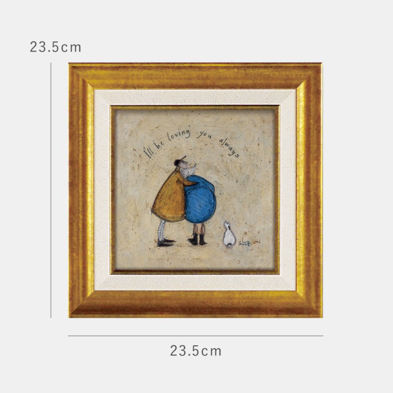 アートパネル アートフレーム 23.5×23.5cm サムトフト 「ずっと大好き