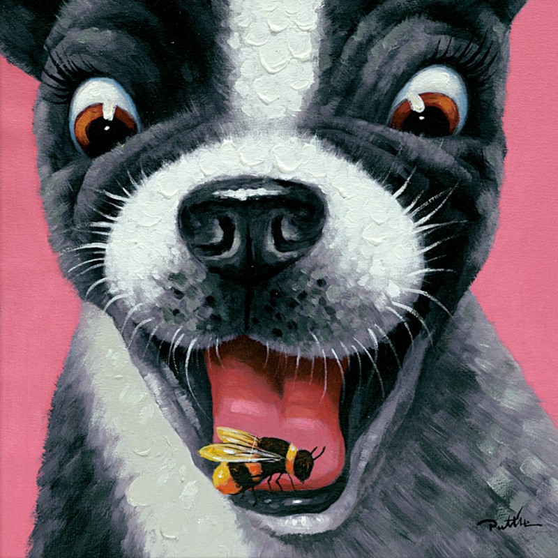 アートパネル 犬 アートフレーム 油絵 アート 絵 インテリア 動物