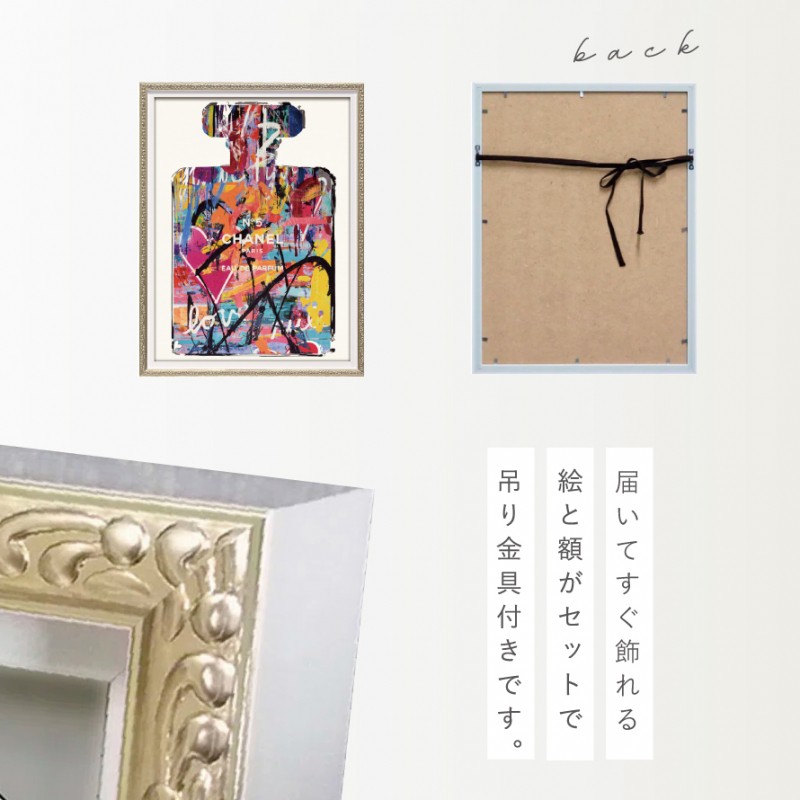 No.163木枠付きキャンバスアート　オマージュアート　香水　chance 楽天市場】アートパネル ブランド シャネル CHANEL Mサイズ