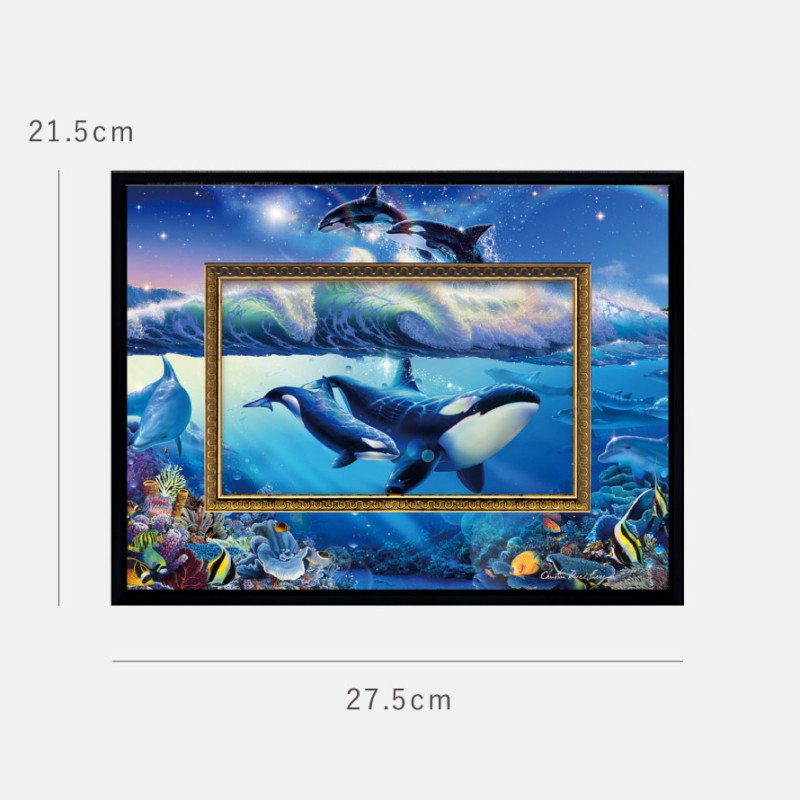 mini Art Collection クリスチャンラッセン ラッセン ミニアート「ジ インフィニット ウェイ」額縁 2種展開