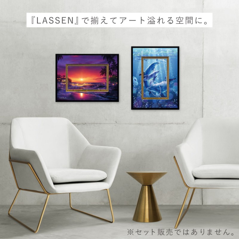 ラッセン 絵画 27.5×21.5cm 父の日 ギフト クリスチャン・リース