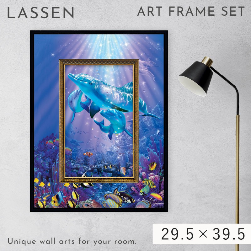ラッセン 絵画 39.5×29.5cm 父の日 ギフト クリスチャン・リース ラッセン 絵画 39.5×29.5cm 父の日 ギフト クリスチャン・リース