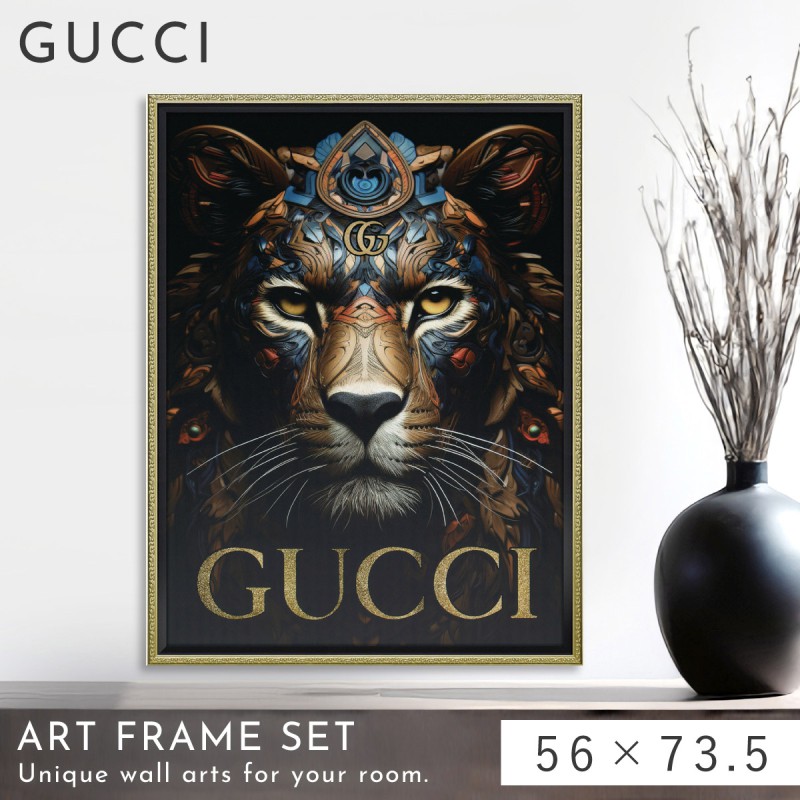 アートパネル GUCCI グッチ ブランド アート 大きい 63.5×63.5cm