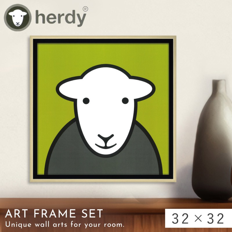 アートパネル Herdy 北欧 モダン 玄関 32×32cm アート パネル 壁掛け