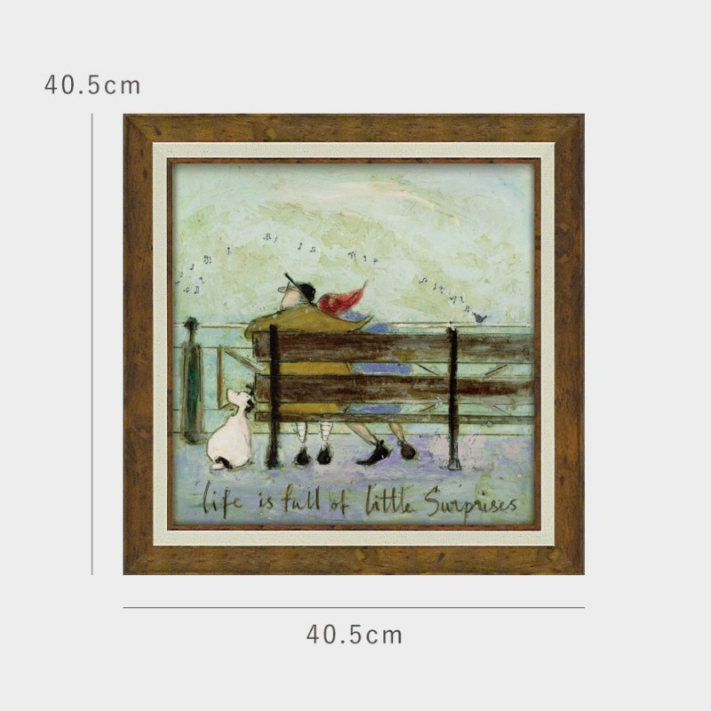 サムトフト 絵画 絵 アート 40.5×40.5cm 「リトルサプライズ