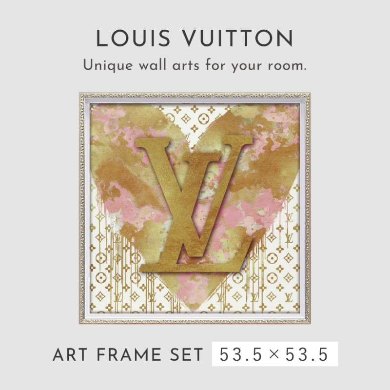 特殊強化ガラス仕様　ミラーアートパネル『Louis Vuitton』ヴィトン 輸入雑貨 ミラーアートパネル『Louis Vuitton』 強化ガラス