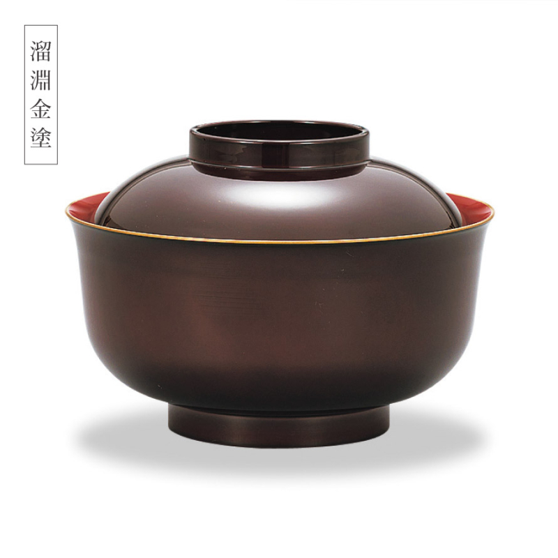 ミタニ 雑煮椀 670ml お椀 蓋付き 朱 黒 食洗機対応 電子レンジ対応